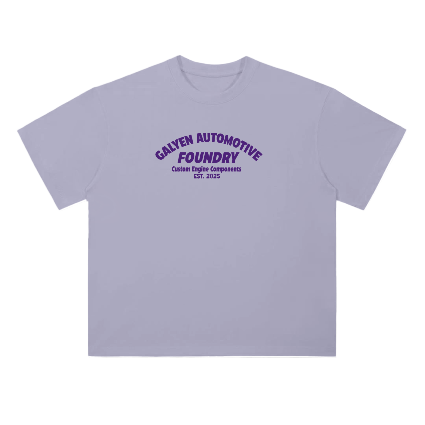 Two-Sided Foundry Drop Shoulder Cotton T-Shirt