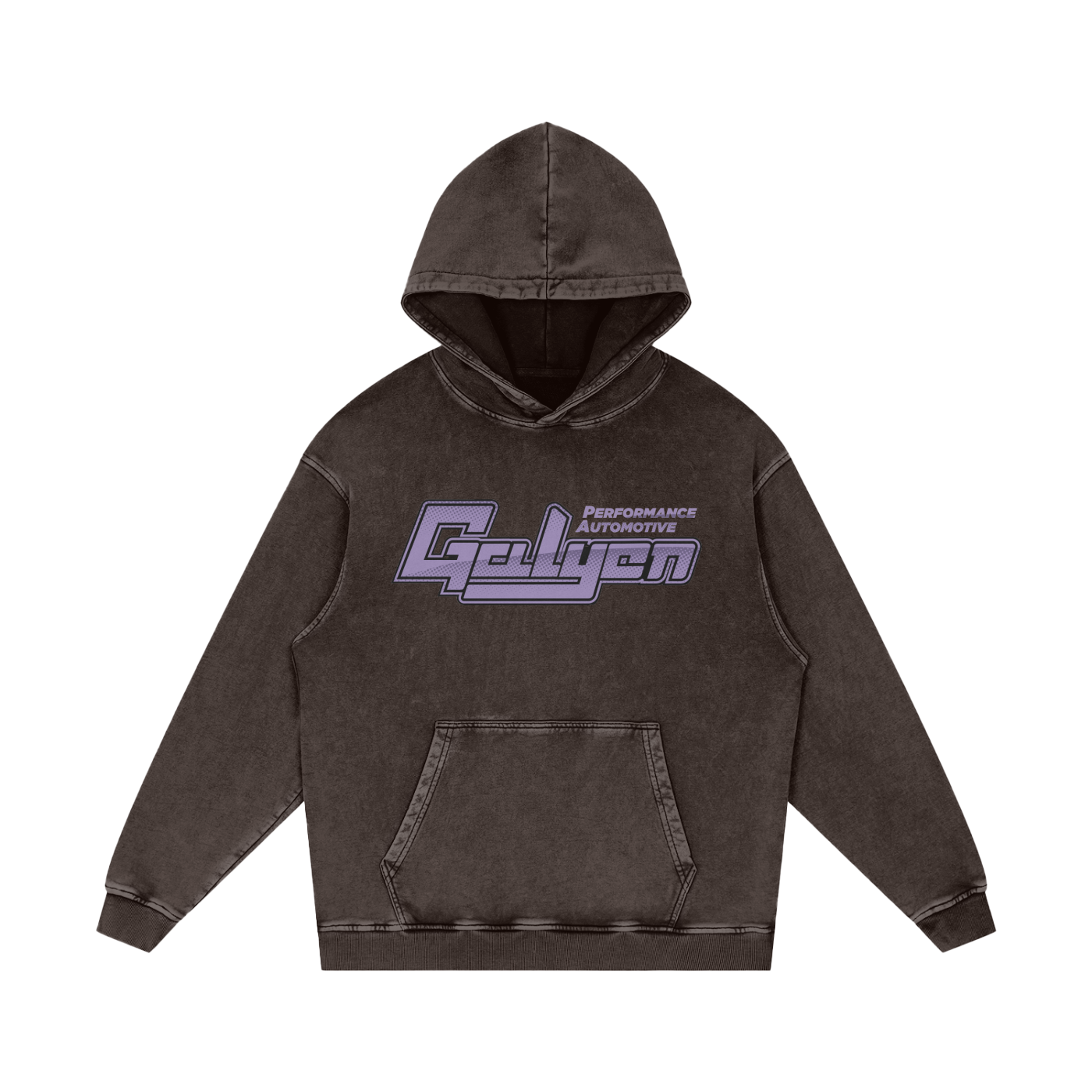Cyberpunk AE71 Snow Washed Loose Cotton Hoodie