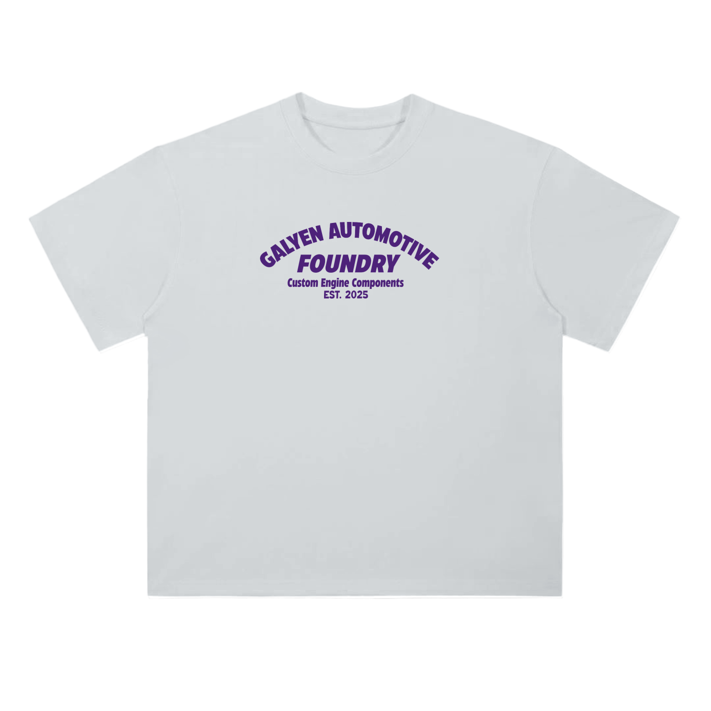 Two-Sided Foundry Drop Shoulder Cotton T-Shirt