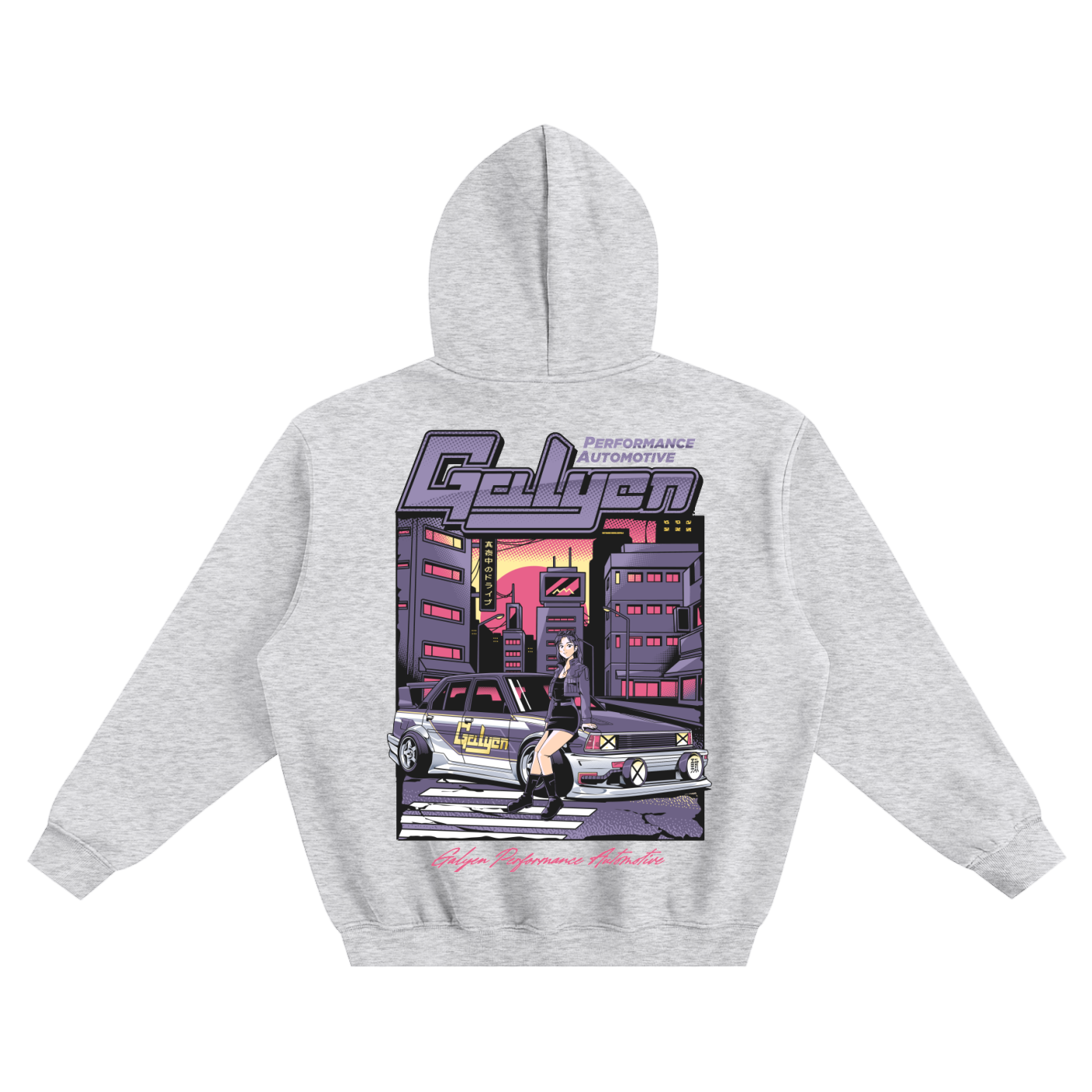 Cyberpunk AE71 Fleeced Boxy Hoodie