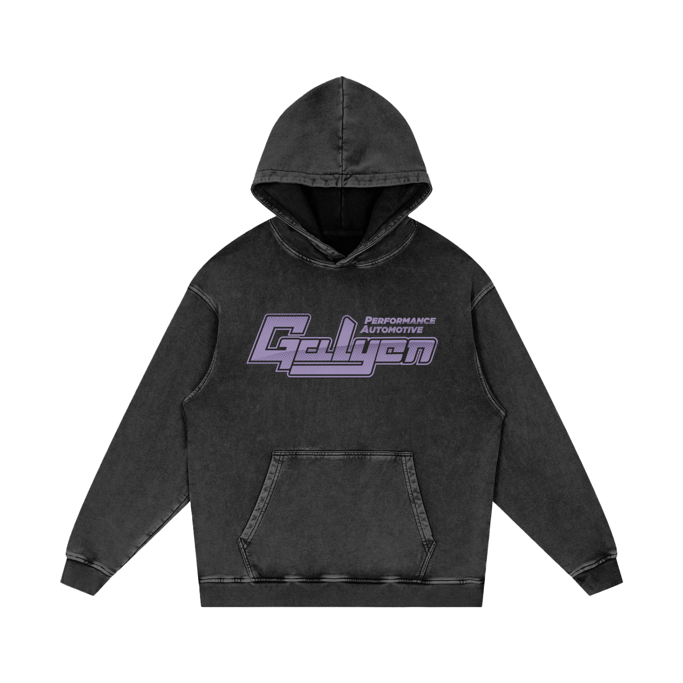 Cyberpunk AE71 Snow Washed Loose Cotton Hoodie